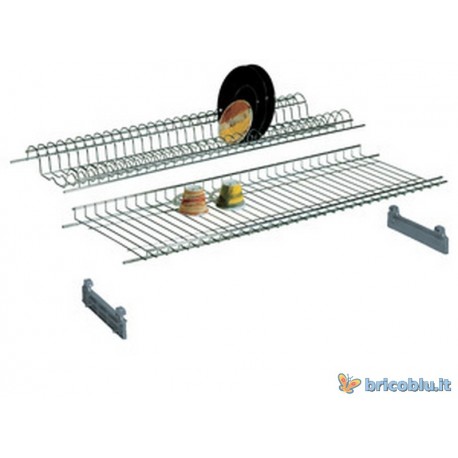 Scaffali In Acciaio Cromato Brico.Colapiatti Ricambio Cm 86 Acciaio Cromato Ricambi Cucina Brico Blu